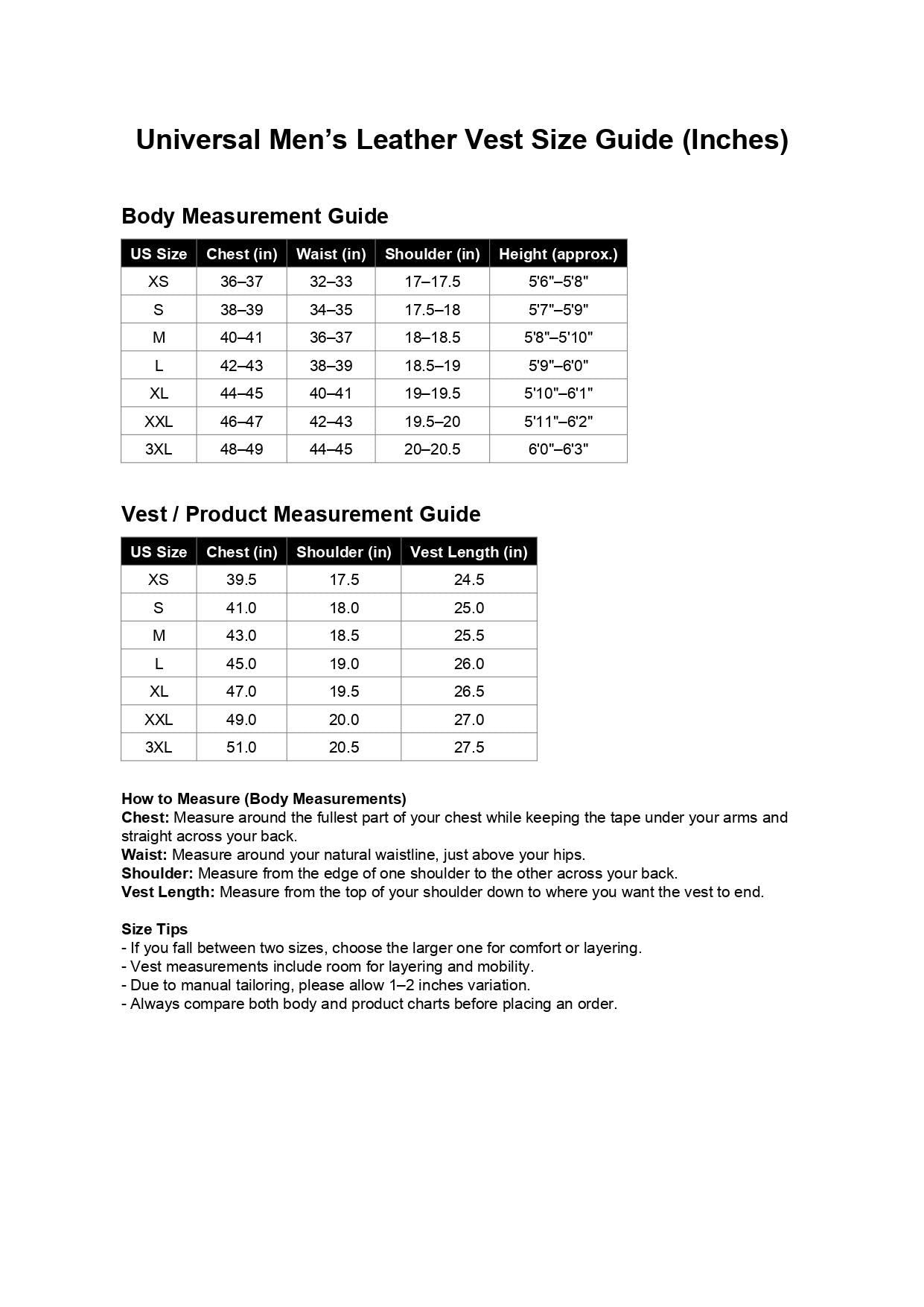 Handmade Cowhide Leather Vest: Classic Black Biker Waistcoat