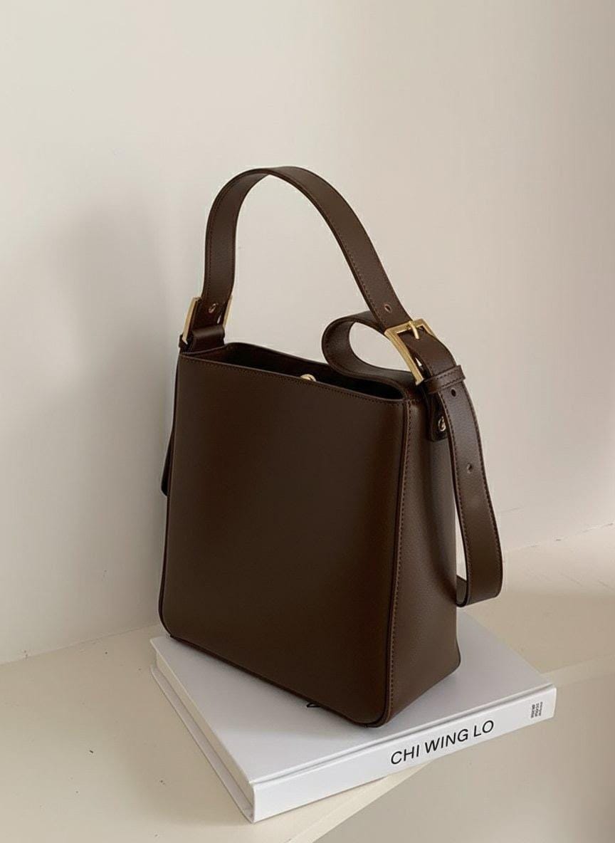 Personalized Full Grain Leather Tote Bag: Handmade Cowhide Shopper