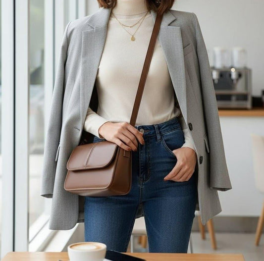 leather shoulder bag