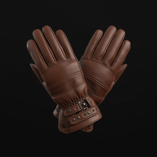 Men’s Leather Motorcycle Gloves
