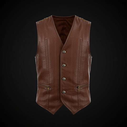 Men’s Classic Leather Vest
