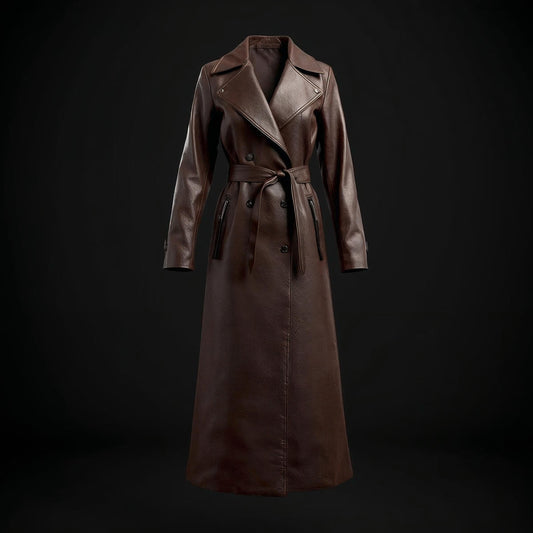 Women’s Leather Long Coat