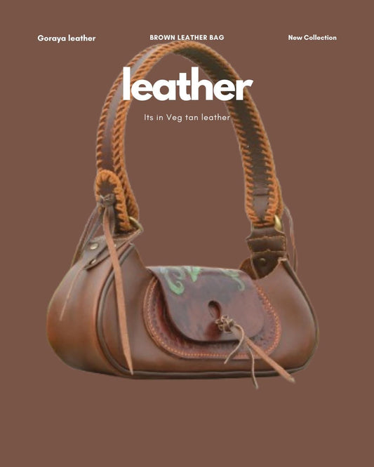 Handmade Bohemian Leather Satchel: Western Style Handbag
