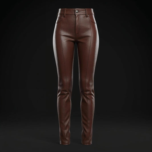 Women’s Slim Fit Leather Pants